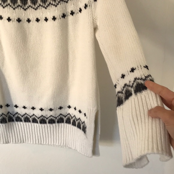 Fairisle mock neck Sweater - Picture 3 of 5